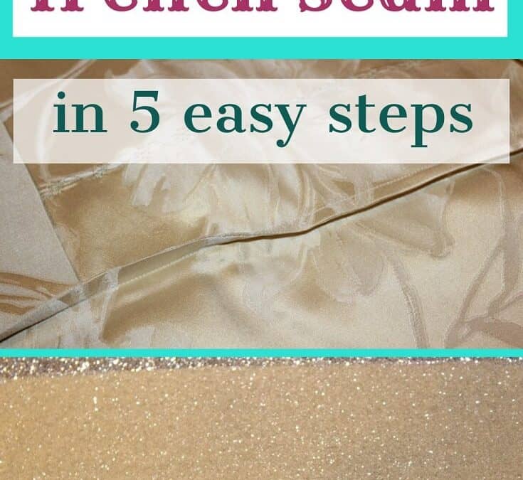 How to sew a French seam