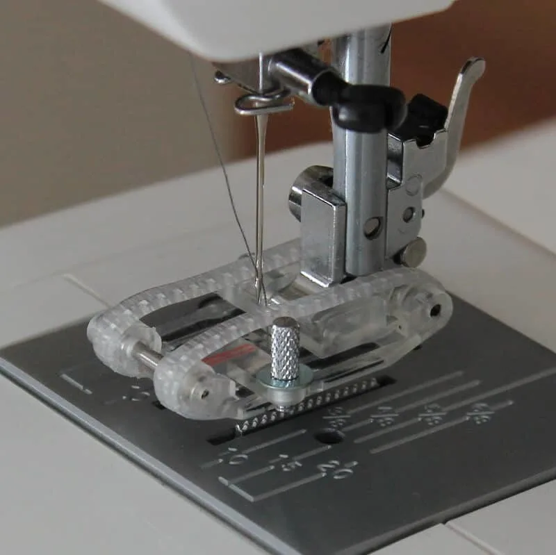 Rotary even presser foot is a walking foot alternative