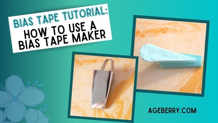 Bias tape tutorial: how to use a bias tape maker