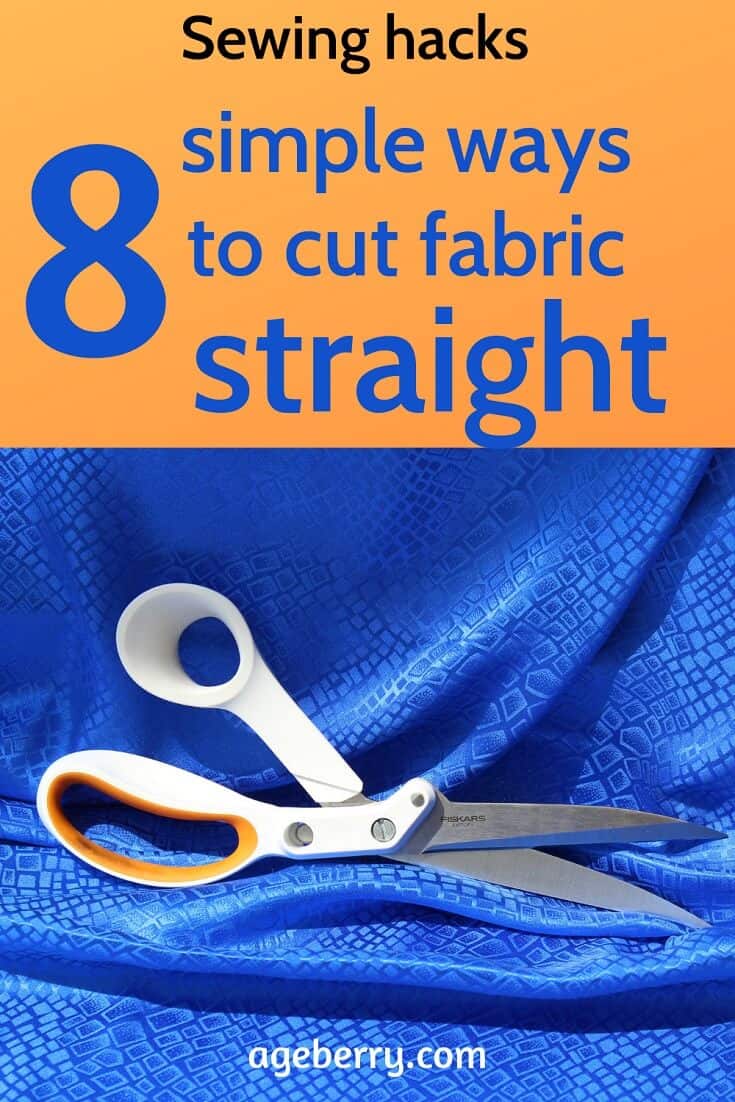 How to cut fabric straight Ageberry helping you succeed in sewing