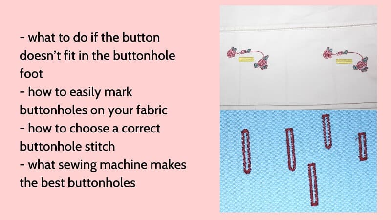 other buttonhole problems