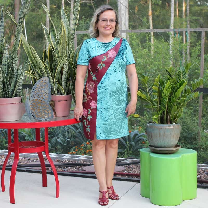 green crushed velvet dress how to sew velvet tips and tricks
