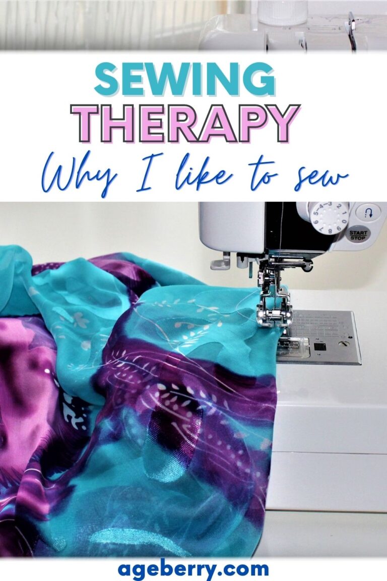 Sewing therapy Why I like to sew