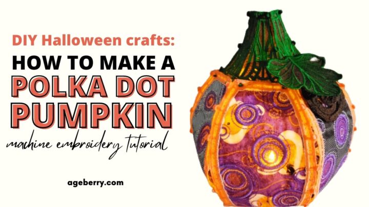 Machine embroidery tutorial exclusive Halloween decor project