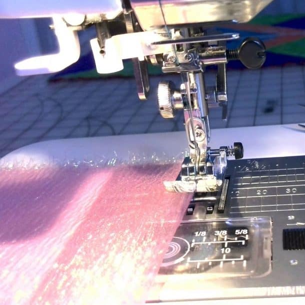 Cool sewing trick how to sew with the bobbin thread in the needle