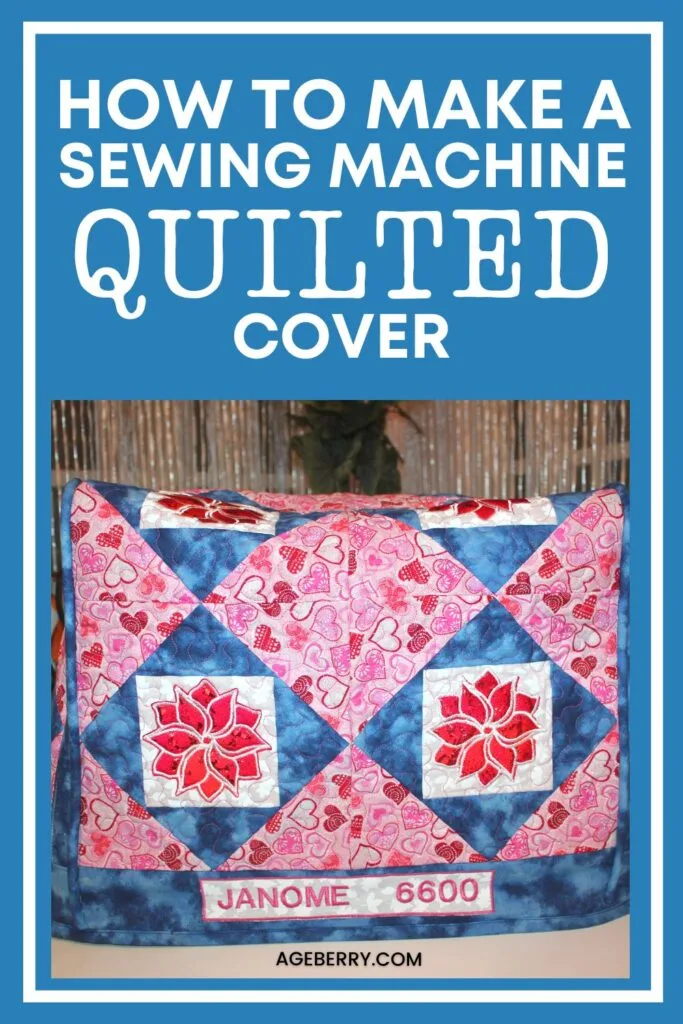 how to make sewing machine quilted cover