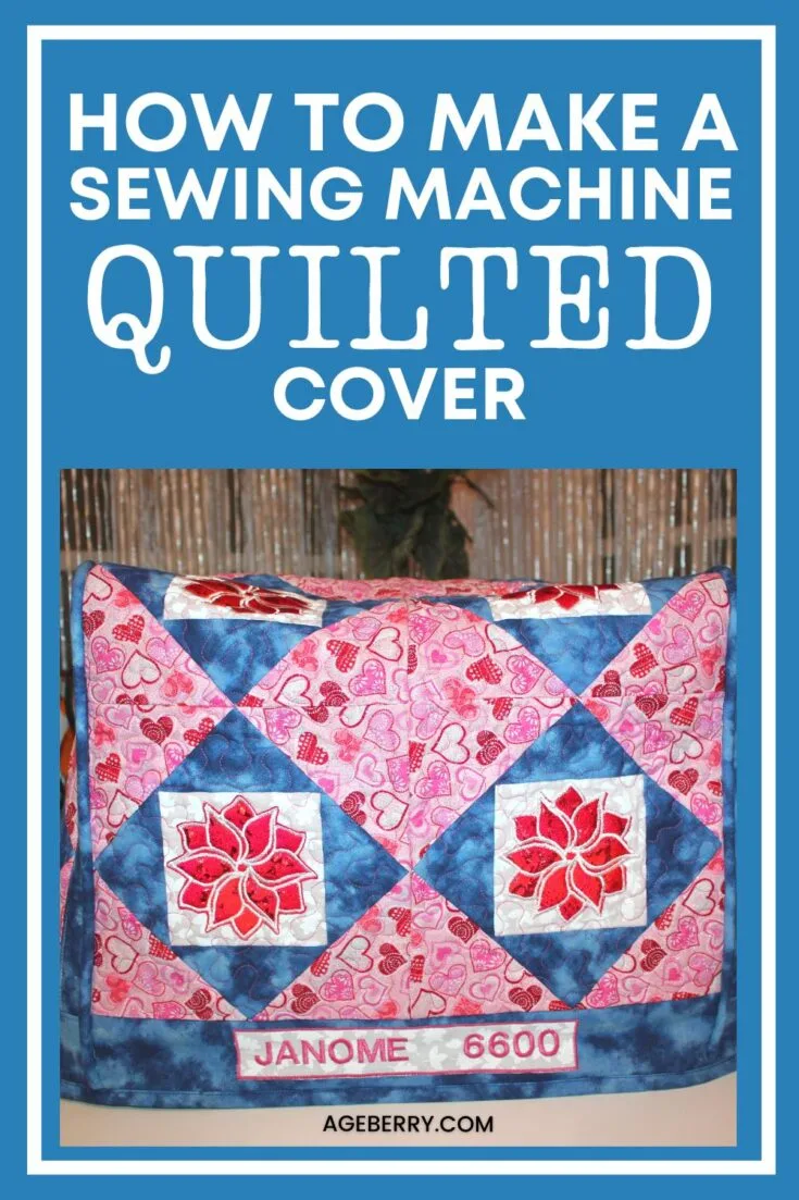 how to make sewing machine quilted cover