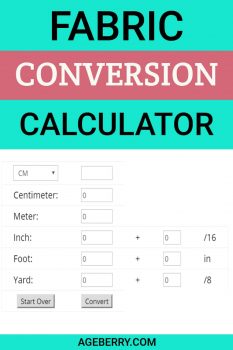 fabric conversion calculator