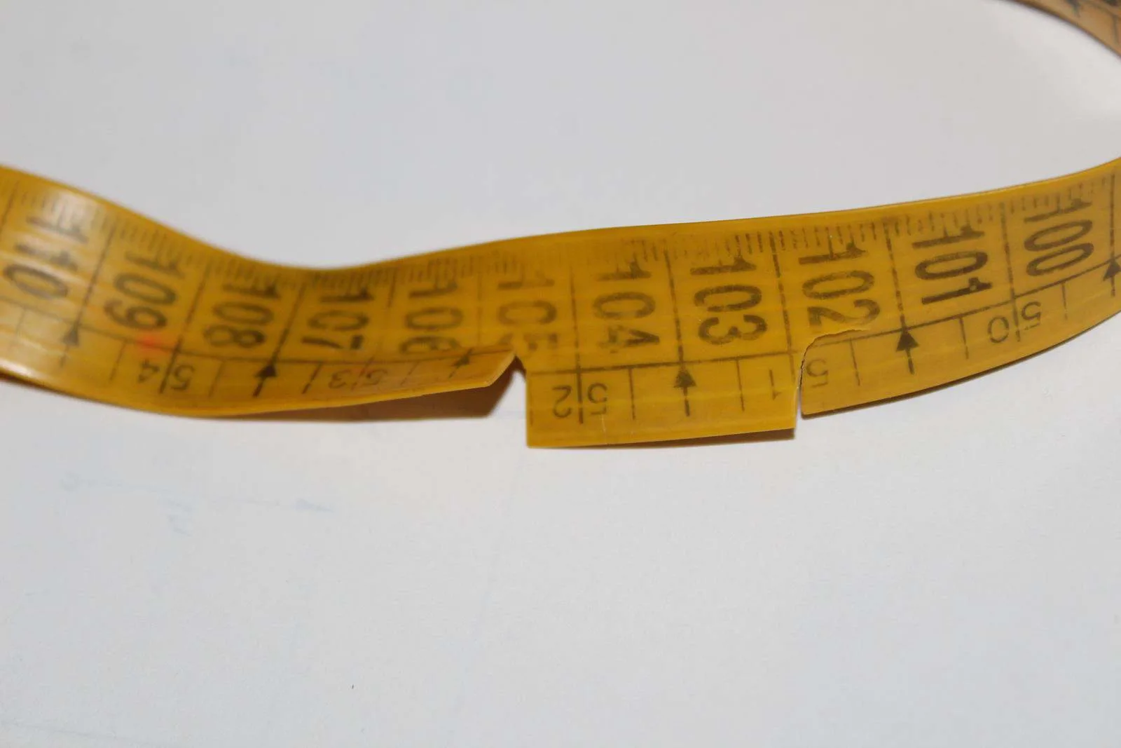 damaged measuring tape image to share proper care of sewing tools and equipment