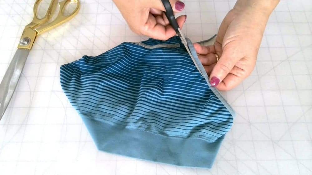 How to cut ladies underwear 