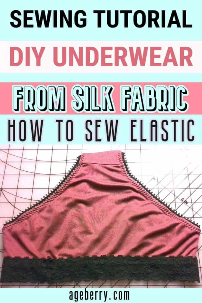 DIY underwear sewing tutorial