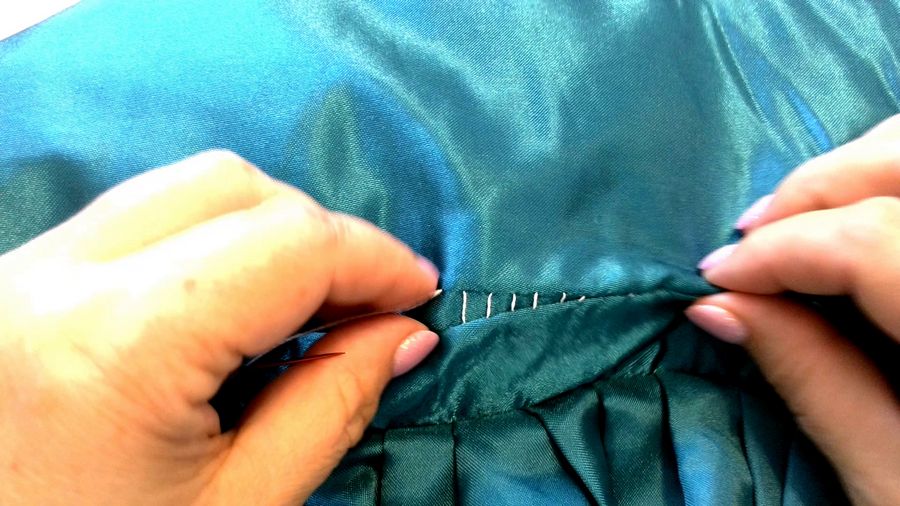 sewing an invisible stitch