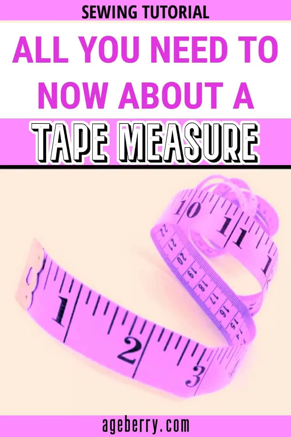 tape measure for sewing
