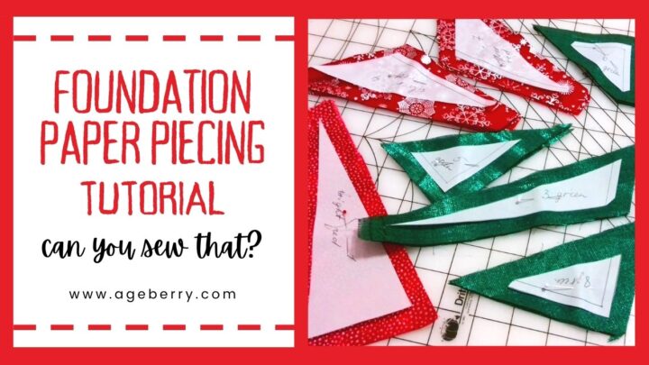 Foundation paper piecing tutorial