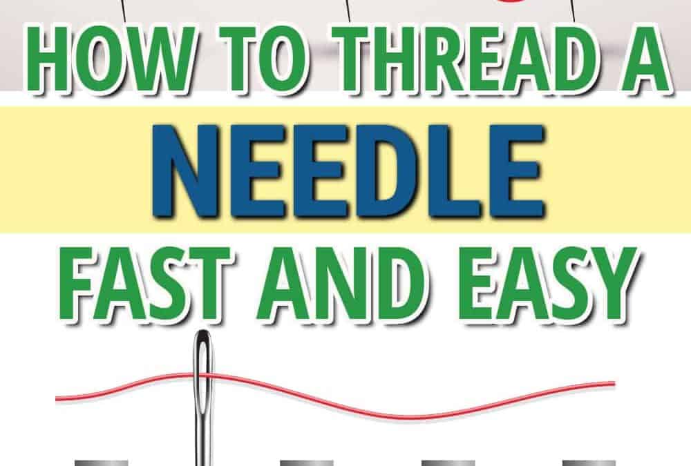 How to thread a needle for hand sewing