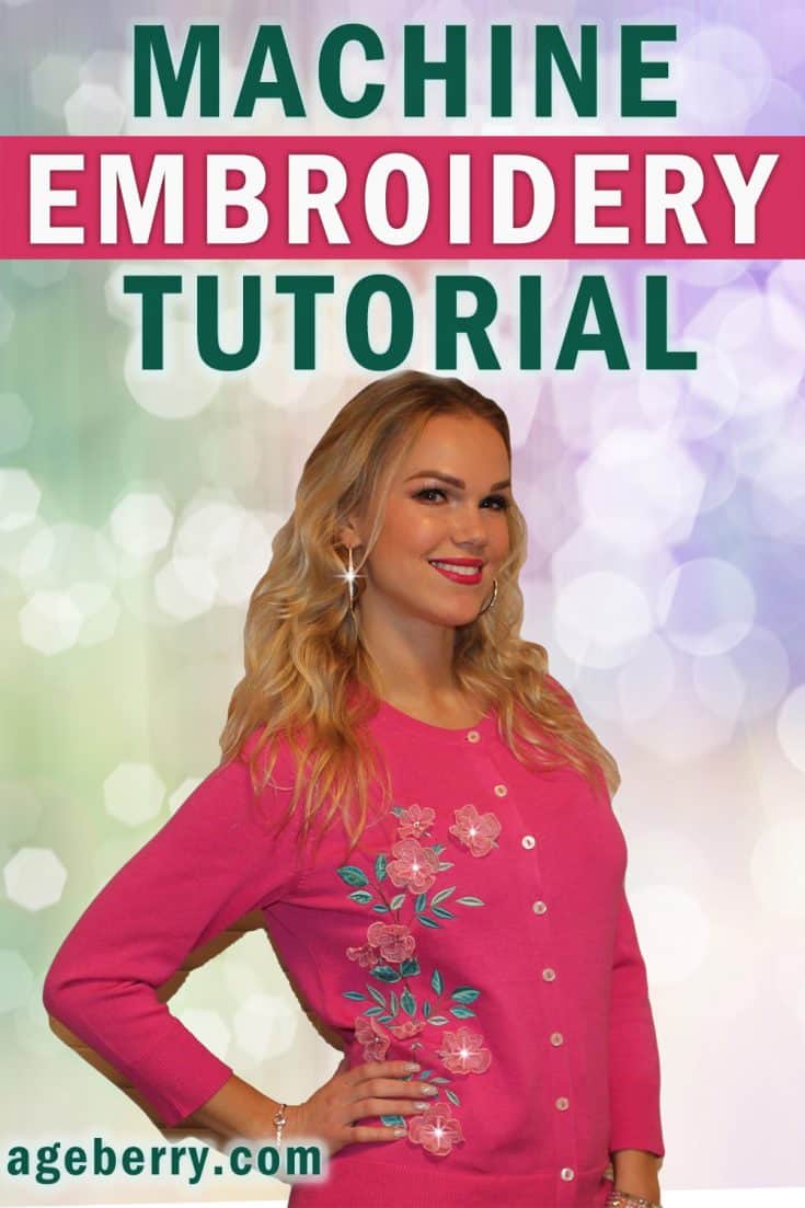machine embroidery tutorial