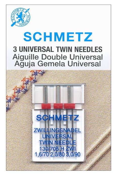 Schmetz universal twin needle