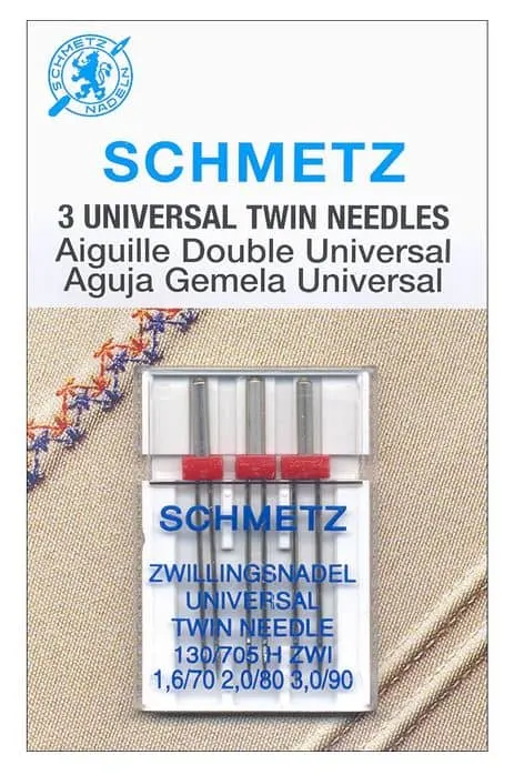 Schmetz universal twin needle