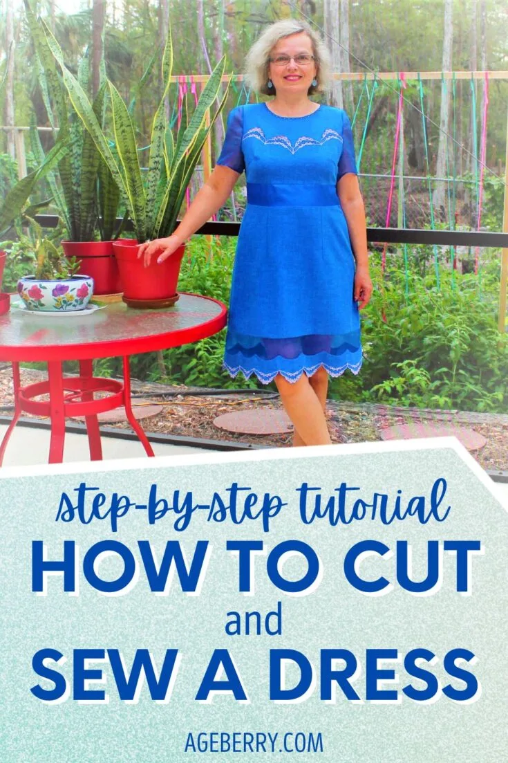 How to sew a dress - step-by-step sewing tutorial