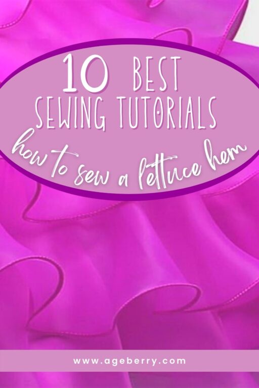 How to sew a lettuce hem 10 best sewing tutorials on the lettuce hem