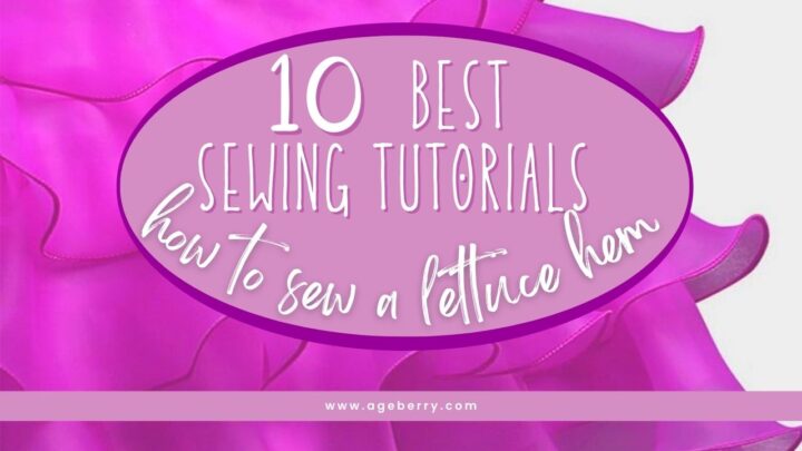 How to sew a lettuce hem - 10 best sewing tutorials on the lettuce hem