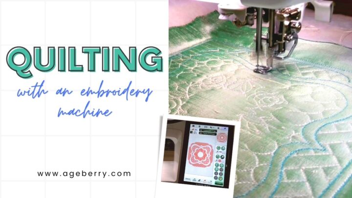 Quilting with an embroidery machine