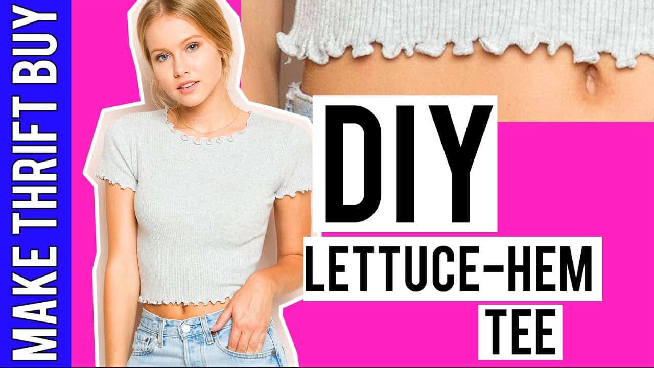 How to sew a lettuce hem - 10 best sewing tutorials on the lettuce hem