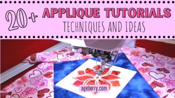 20+ applique tutorials, applique techniques and ideas.