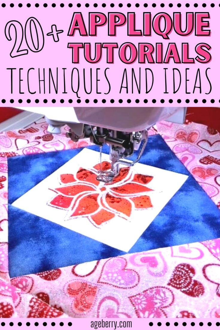 20+ applique tutorials, applique techniques and ideas.