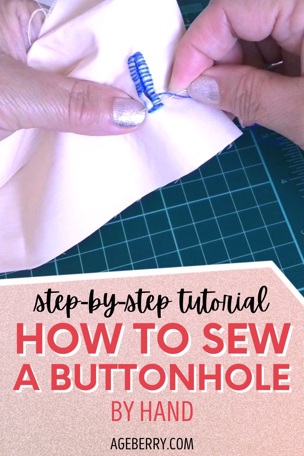 How to sew a buttonhole by hand