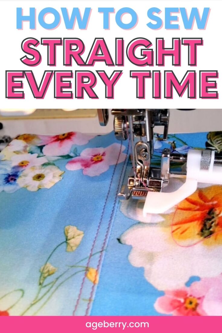 How to sew straight