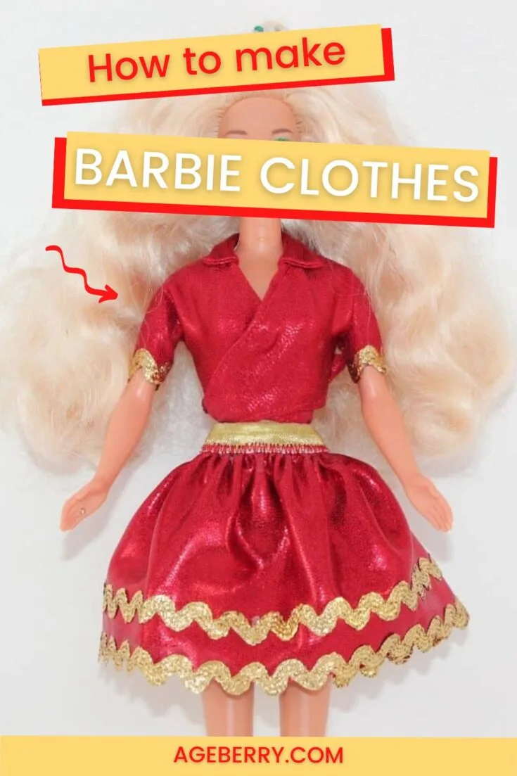 DIY Barbie doll clothes - a video sewing tutorial plus free