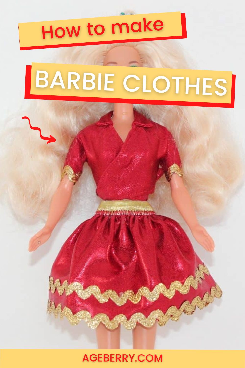 how to make barbie doll dresses