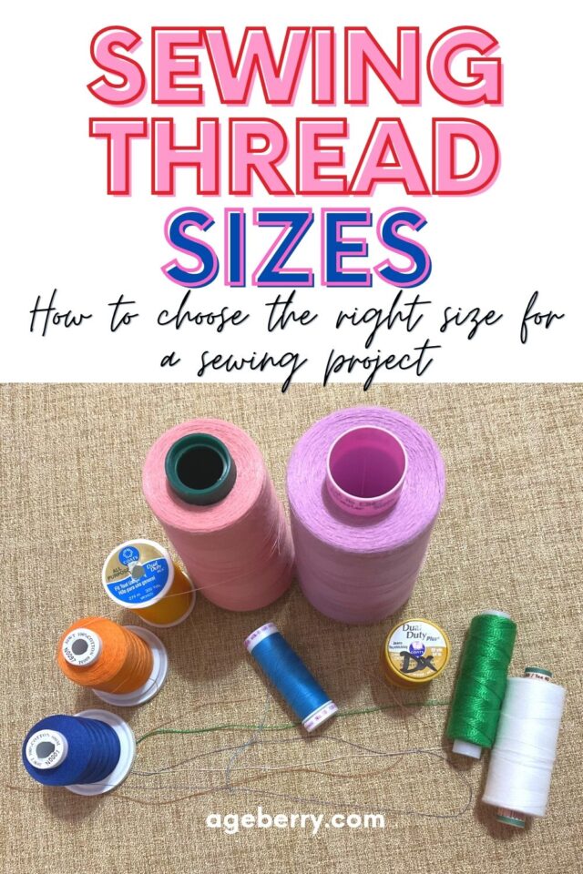 Sewing thread types and uses