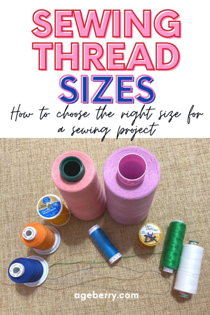 Sewing thread sizes- how to choose the right size for a sewing project