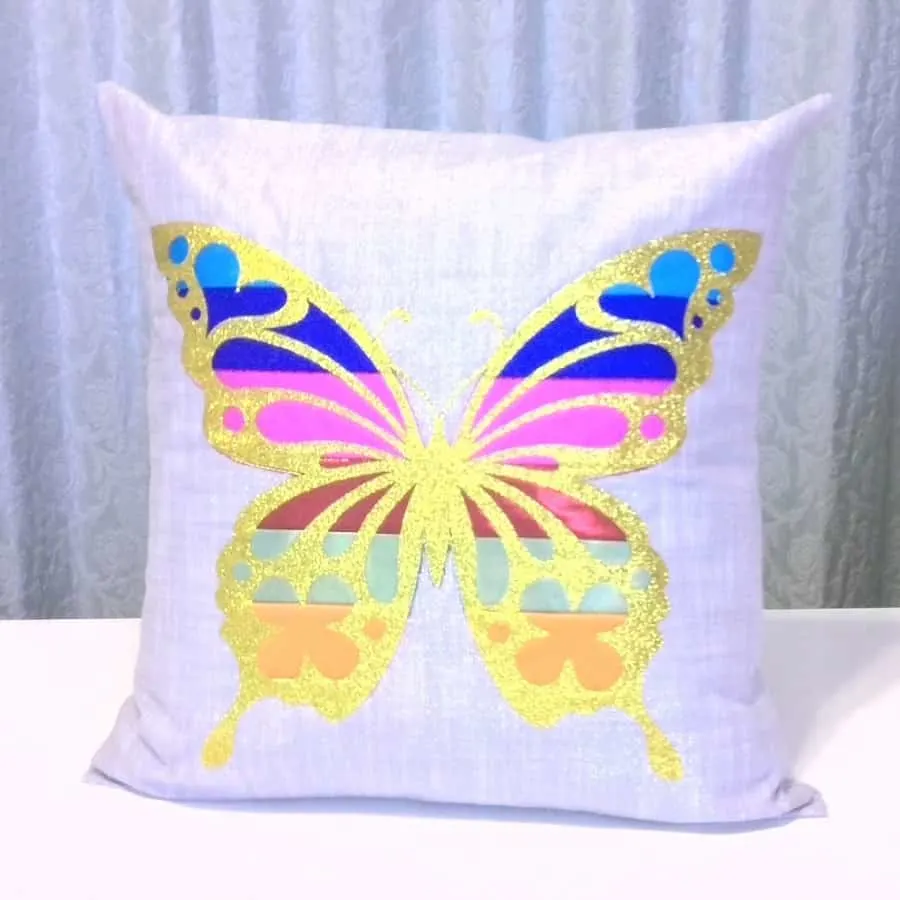 How To Work With Cricut Glitter Iron-On + Free Pillow Covers