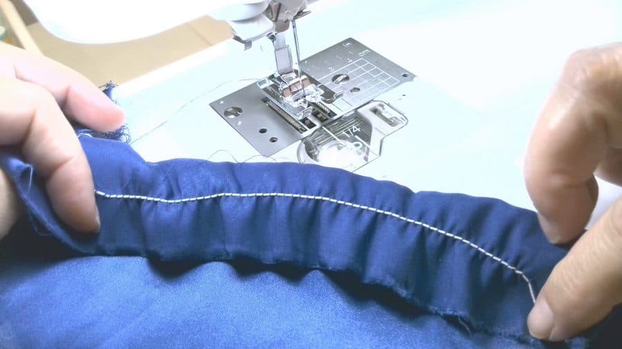sewing with elastic thread