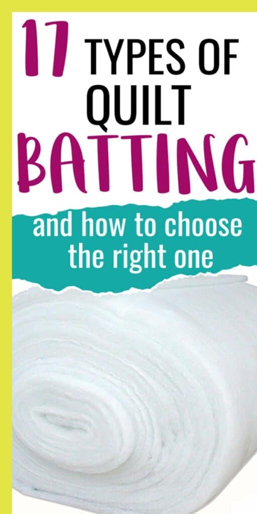 best quilt batting types