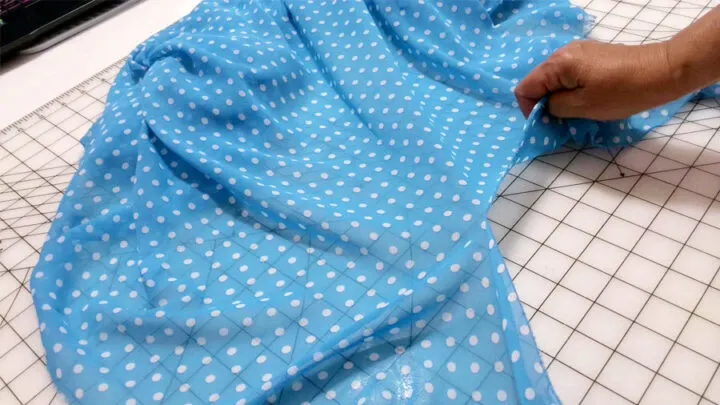 ripping lightweight fabric