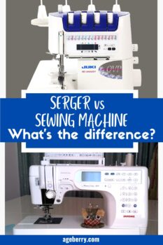 serger vs sewing machine