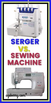 Serger vs. sewing machine