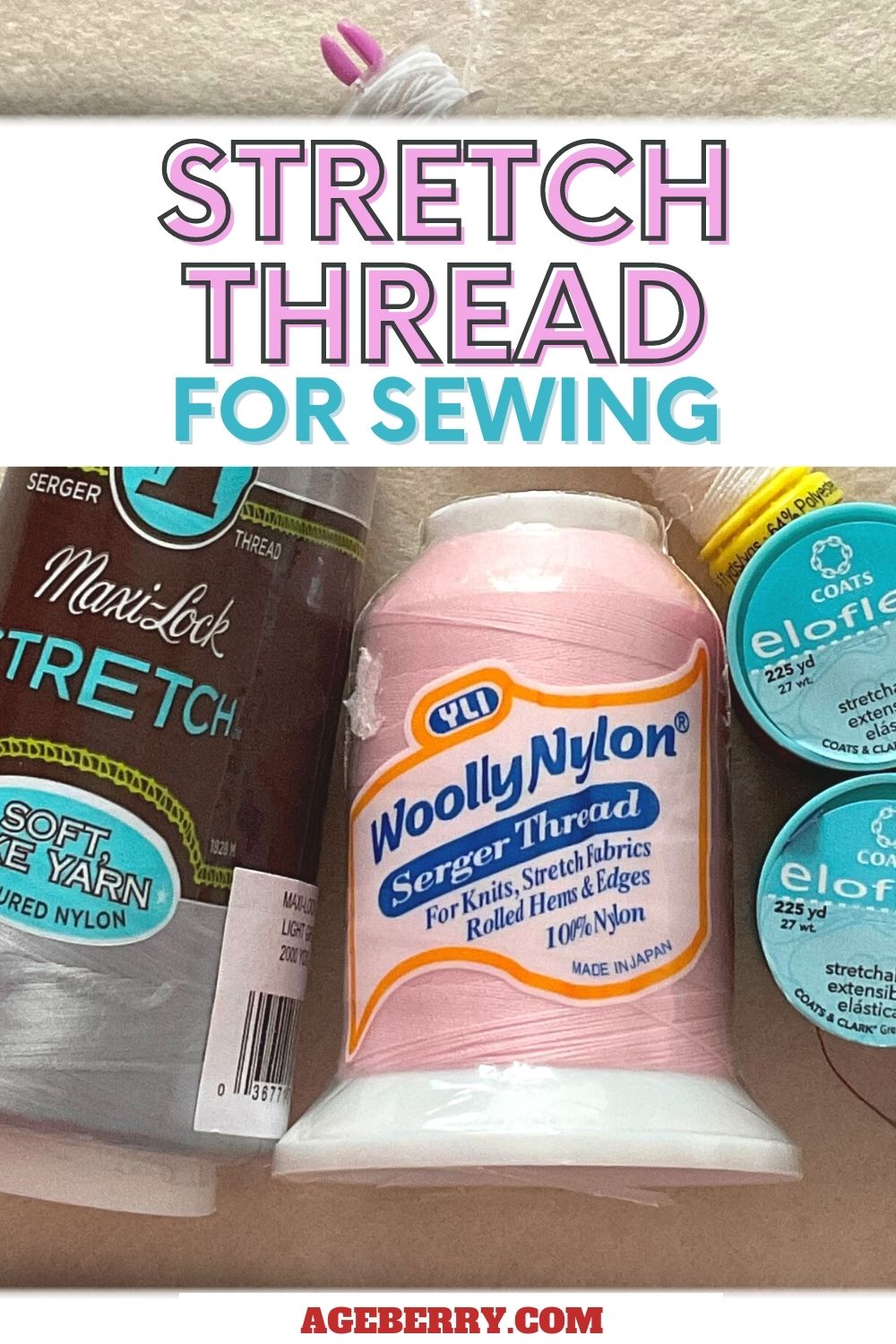 Stretch Thread for Sewing