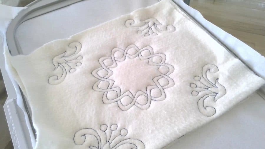 trapunto embroidery