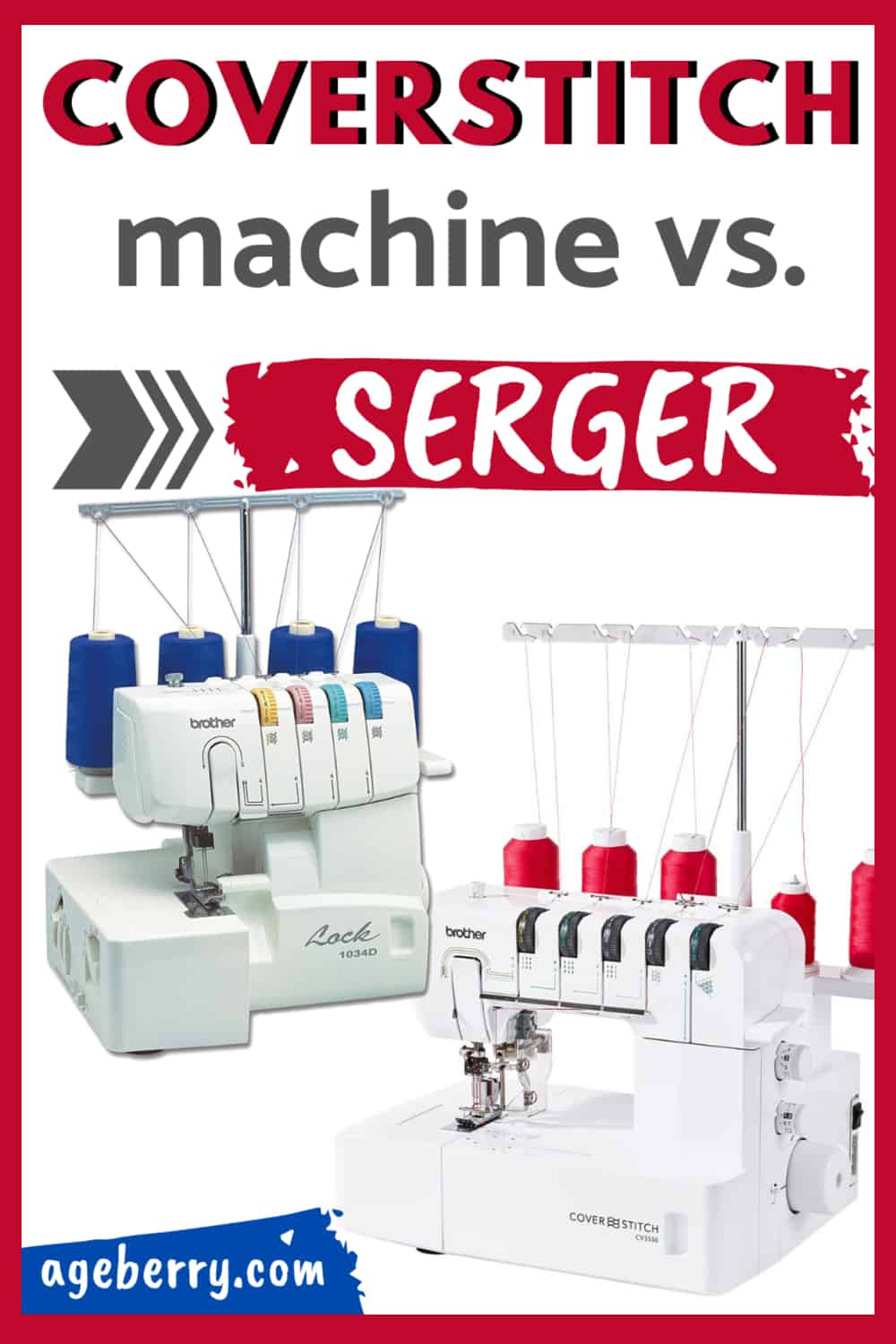 Coverstitch vs. Serger