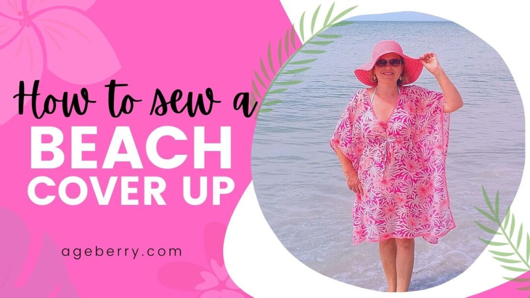DIY beach dress sewing tutorial plus how to make a beach coverup pattern
