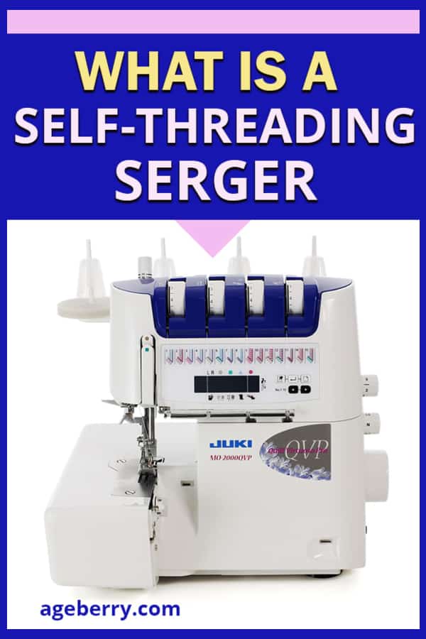 self-threading serger