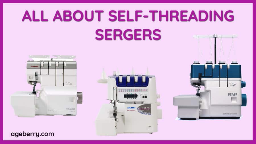 self-threading sergers