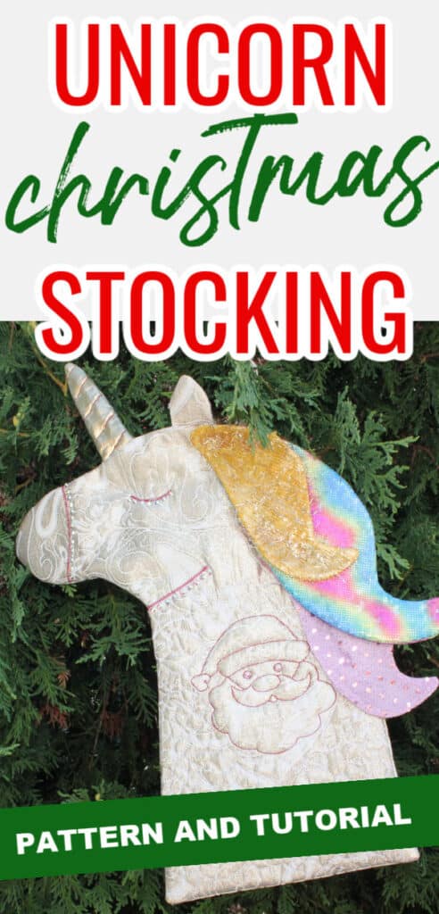Christmas stocking sewing pattern