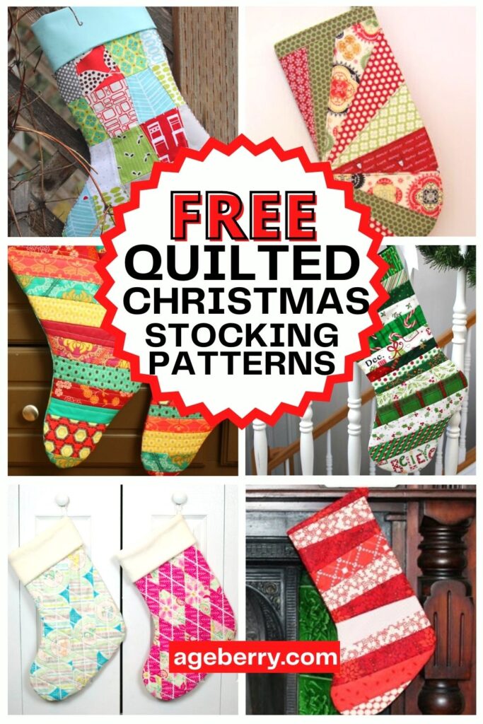 Free Quilted Christmas Stocking Patterns to Spruce Up Your Holiday Mantel