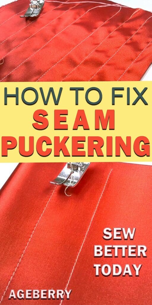 seam puckering how to fix